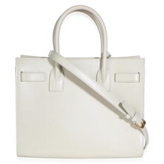 Saint Laurent Crema Soft Smooth Calfskin Baby Sac De Jour