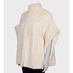 Saint Laurent Cropped Mink Fur Coat FR 38/M