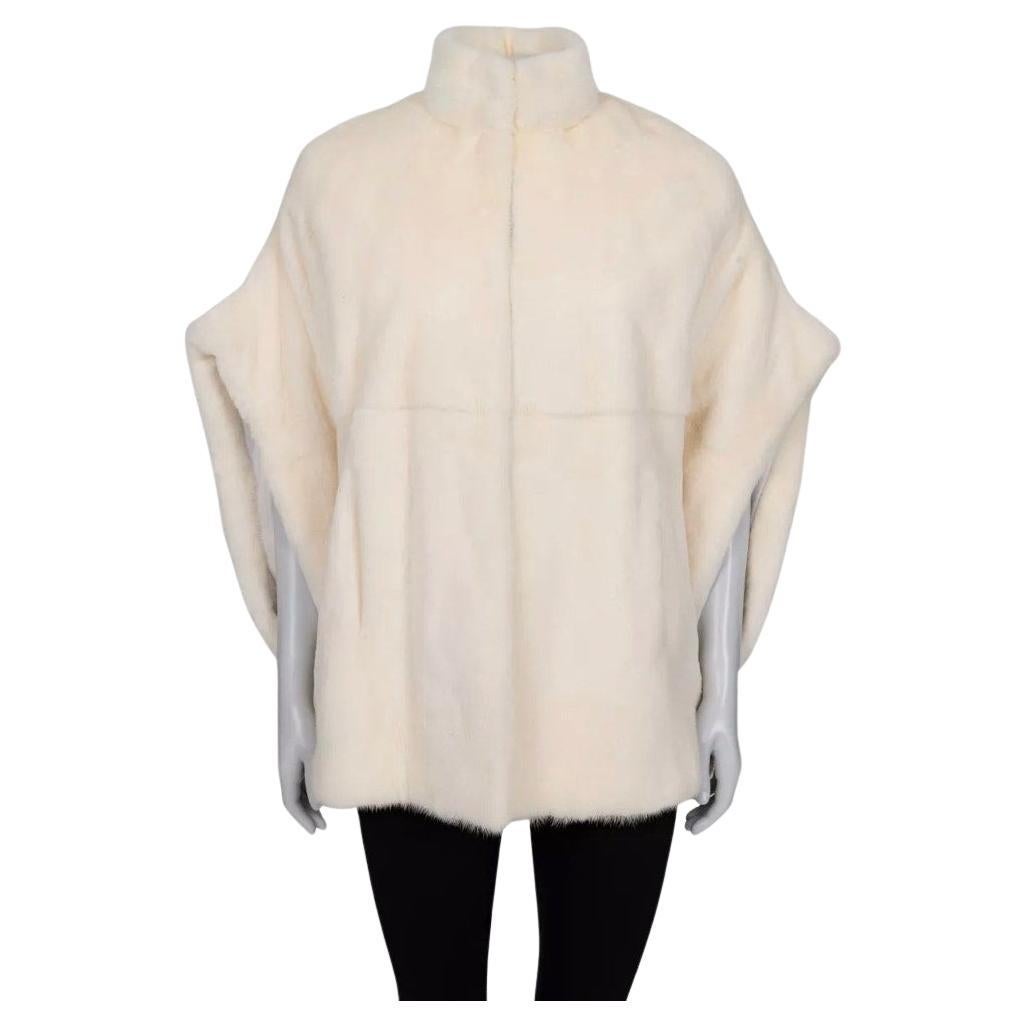 Saint Laurent Cropped Mink Fur Coat FR 38/M