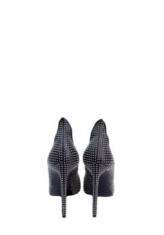 Saint Laurent Crystal-Embellished Pointed-Toe Pumps - EU 37