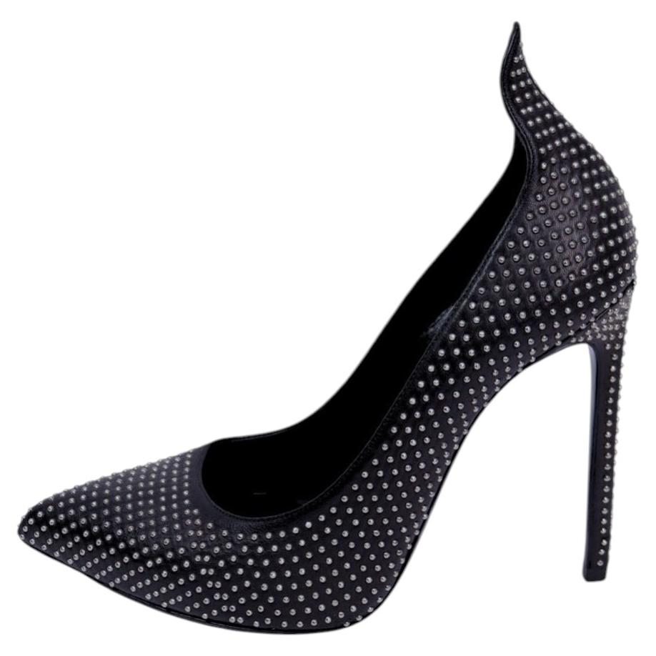 Saint Laurent Crystal-Embellished Pointed-Toe Pumps - EU 37