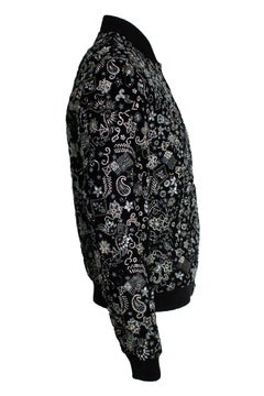 Saint Laurent, Crystal velvet teddy bomber 2018