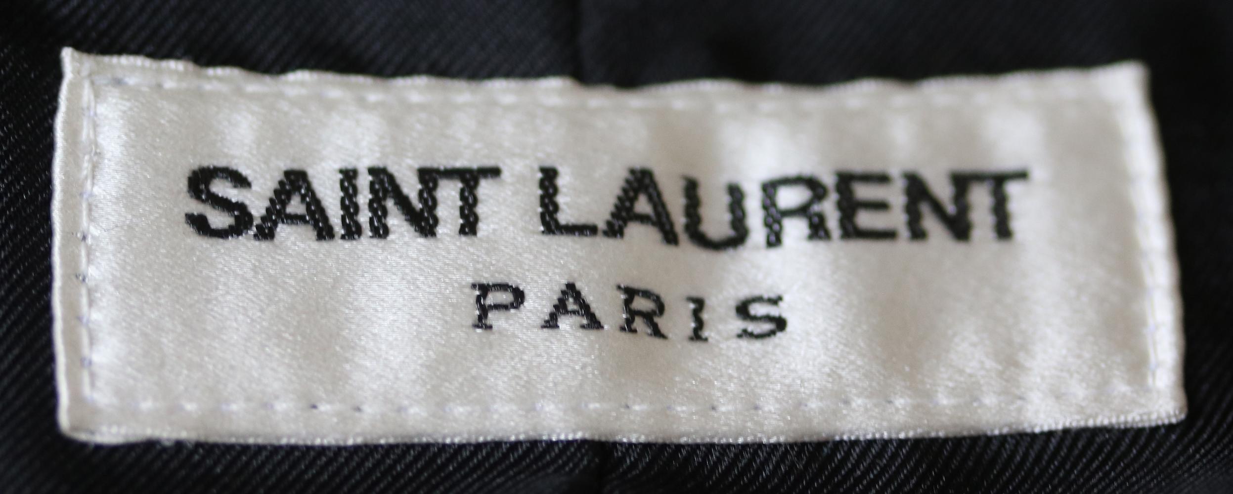 saint laurent leopard coat