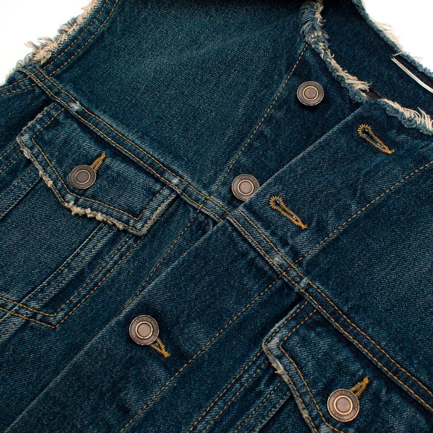 Saint Laurent Cutoff Jeans Jacket S  1