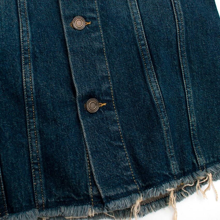 Saint Laurent Cutoff Jeans Jacket S  2