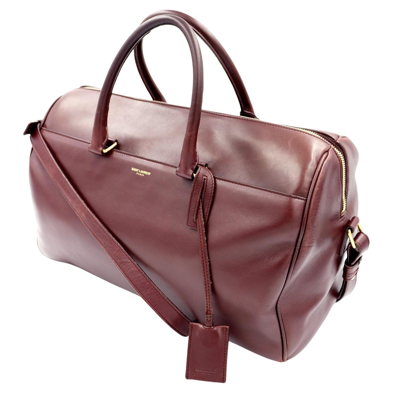 fossil sydney satchel burgundy