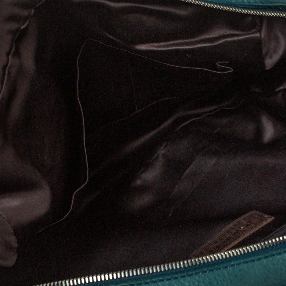 Saint Laurent Dark Green Leather Lover Bag 2