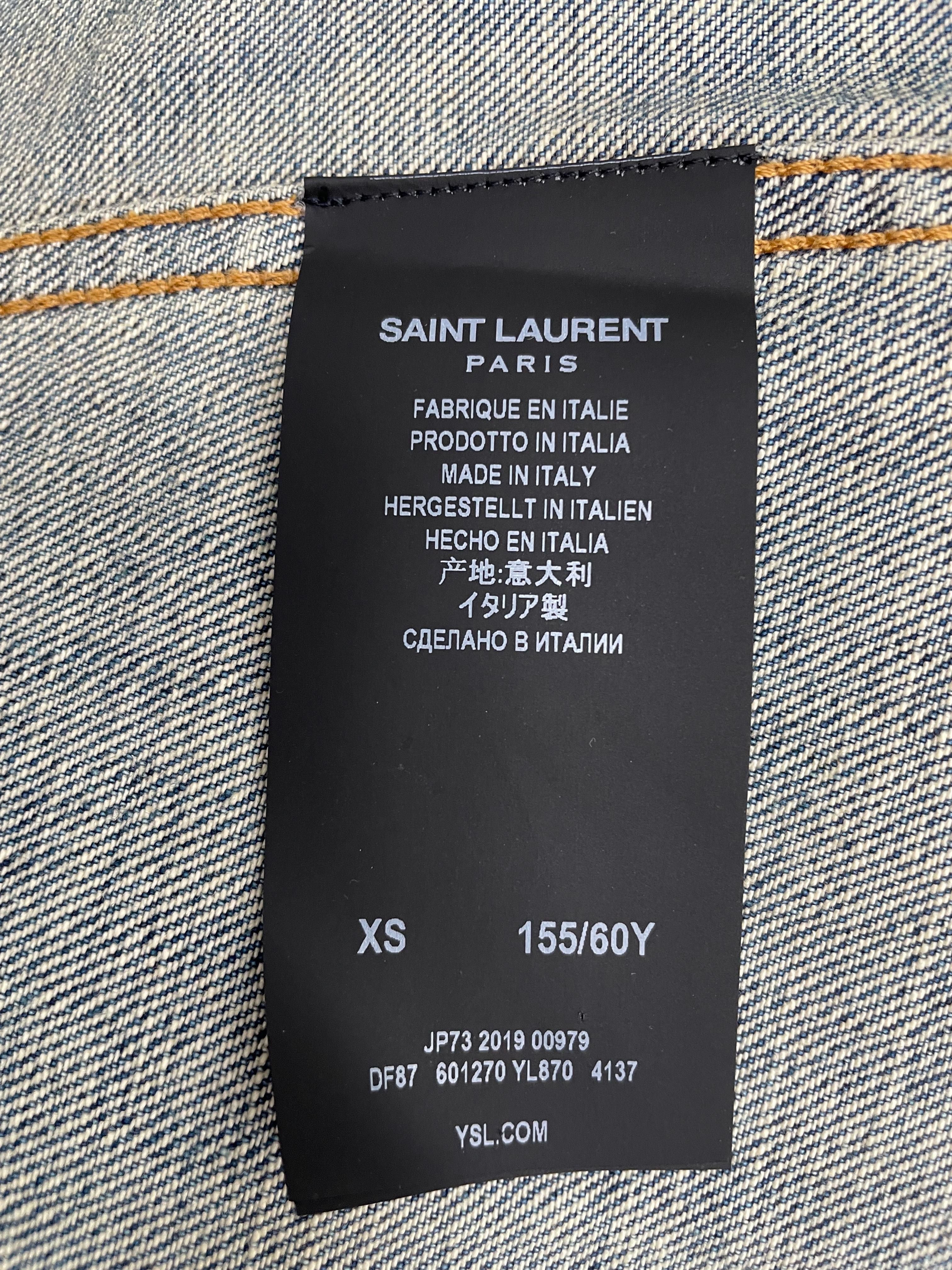 Saint Laurent Denim mini dress  For Sale 1