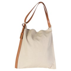 Saint Laurent Desert Dusk Brick Canvas BV Flat Hobo
