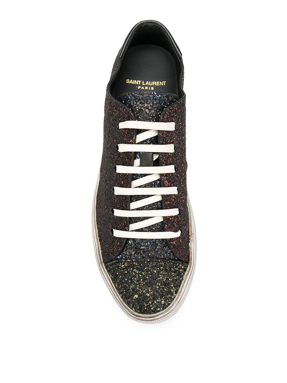 ysl glitter sneakers