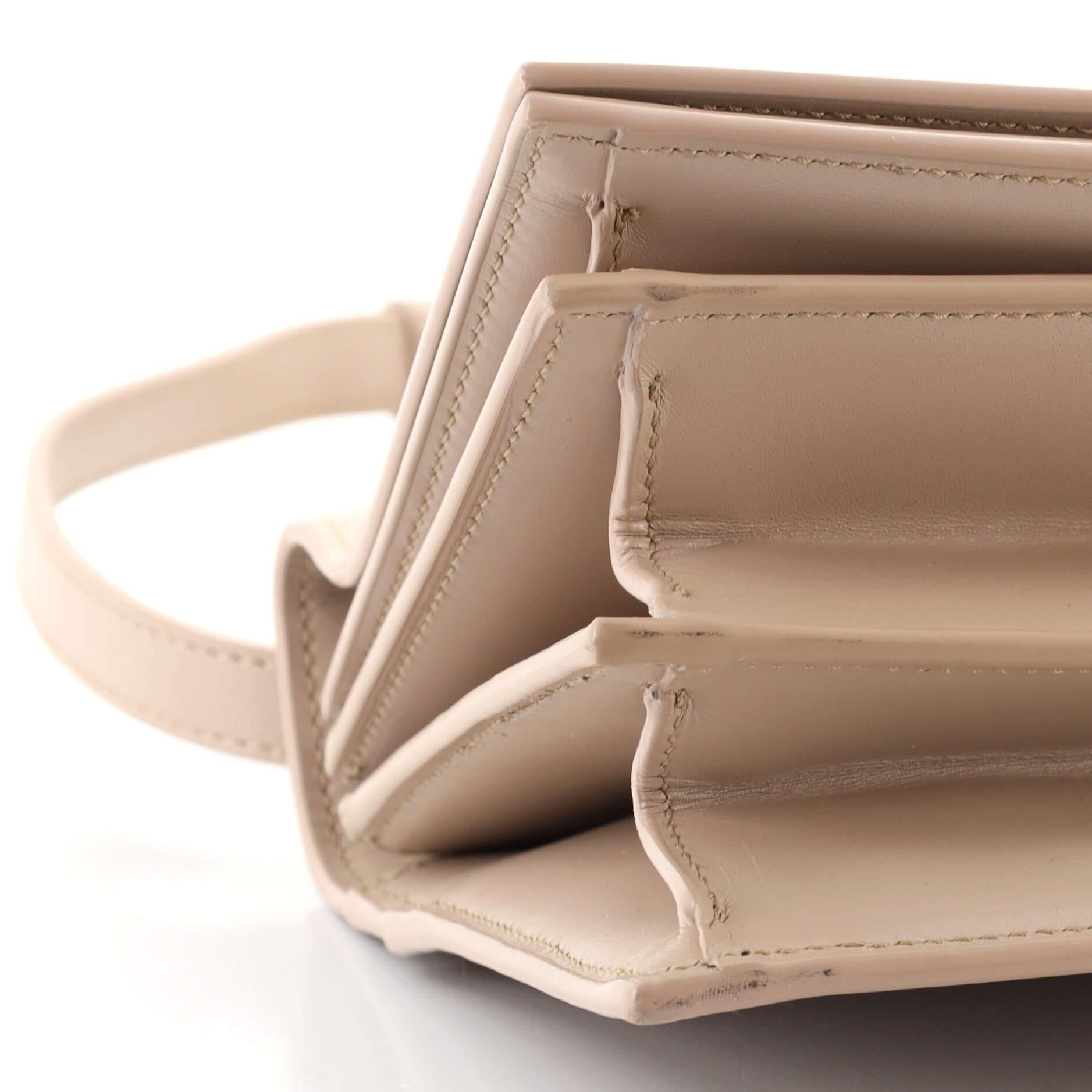 Saint Laurent Domino Umhängetasche aus Leder Medium 1