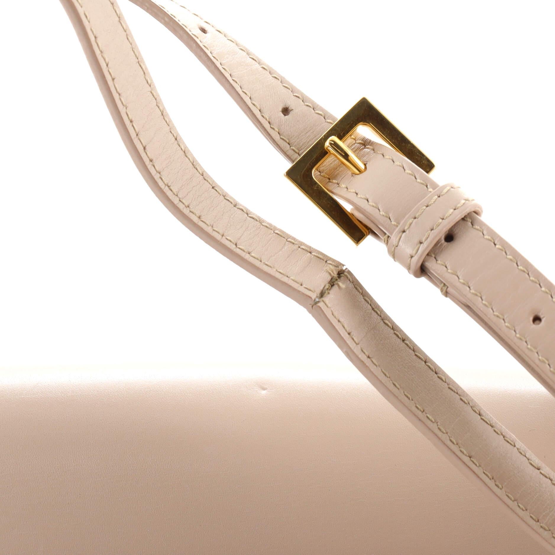 Saint Laurent Domino Umhängetasche aus Leder Medium 3