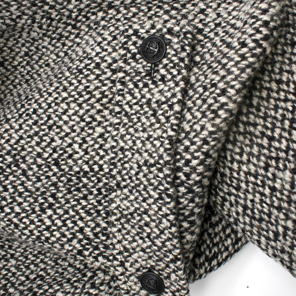 Saint Laurent double breasted tweed coat FR 34 5
