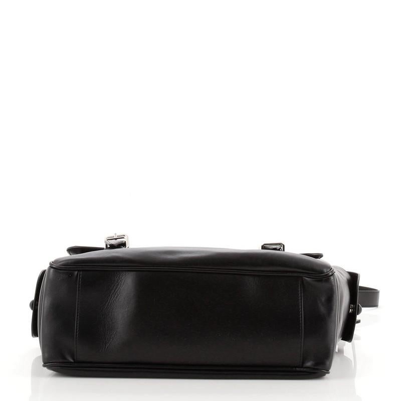 Women's or Men's Saint Laurent Double Buckle Messenger Leather Medium