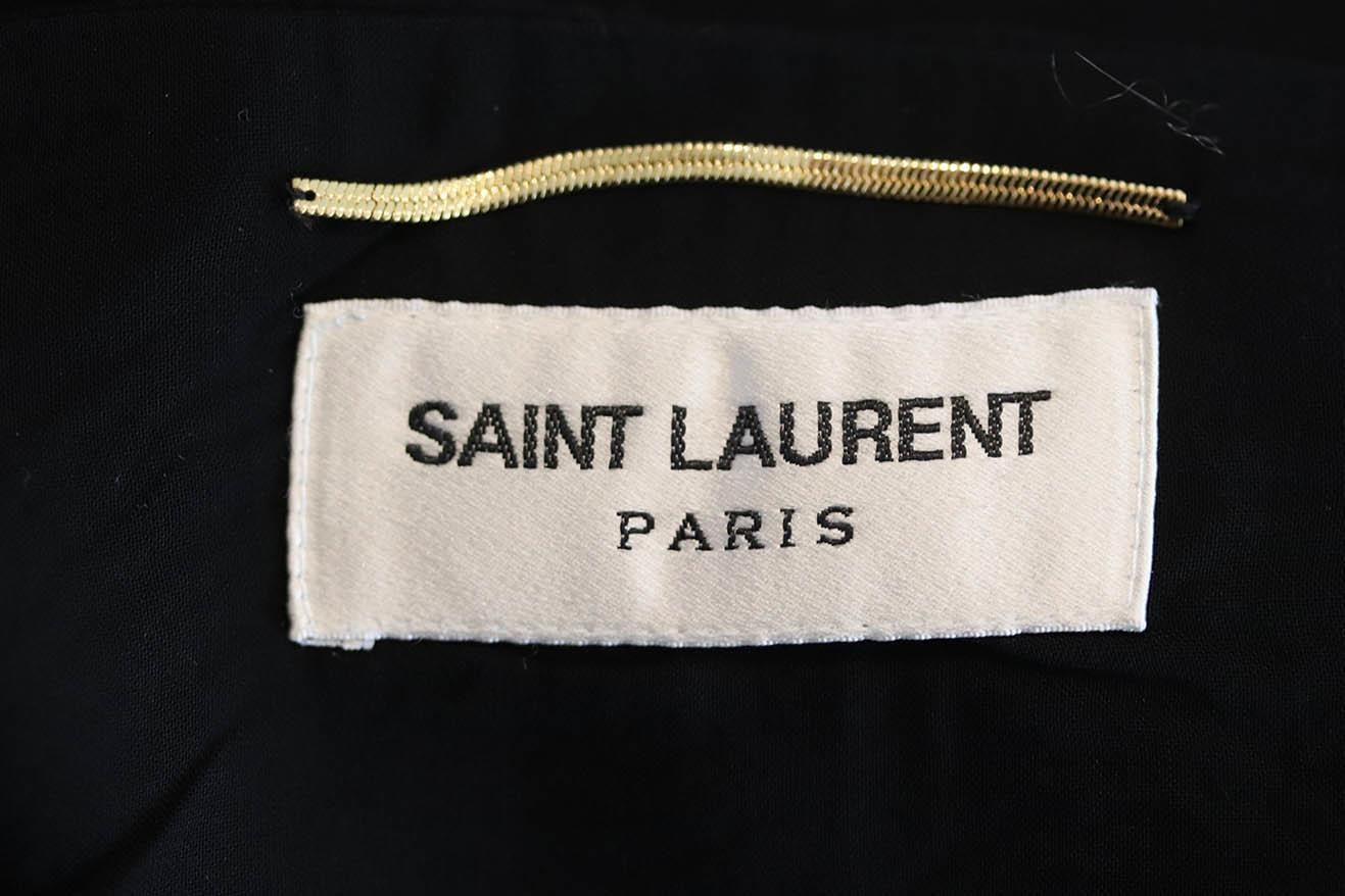 Saint Laurent Draped Woven Jumpsuit FR 34 UK 6 In Excellent Condition In London, GB