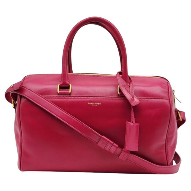 Saint Laurent Duffle Shoulder Bag in Pink For Sale