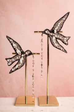 Boucles d'oreilles Saint Laurent par Yves Saint Laurent x Roger Scemama