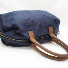 Saint Laurent Easy Ysl 867157 Blue Denim Shoulder Bag