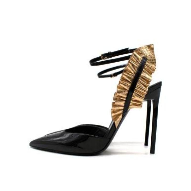 Women's Saint Laurent Edie 110 Slingback Pumps For Sale