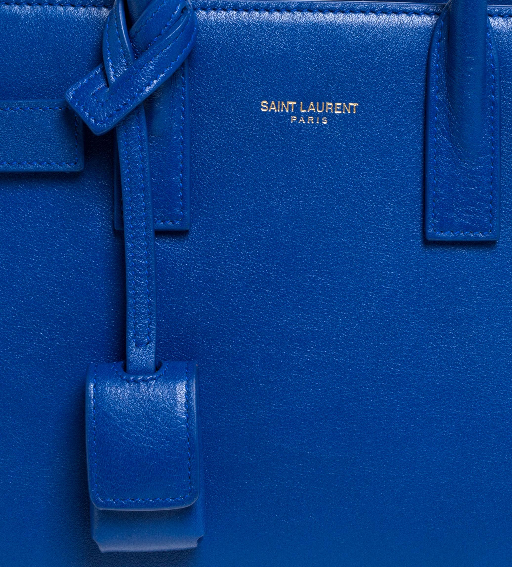 saint laurent bag blue