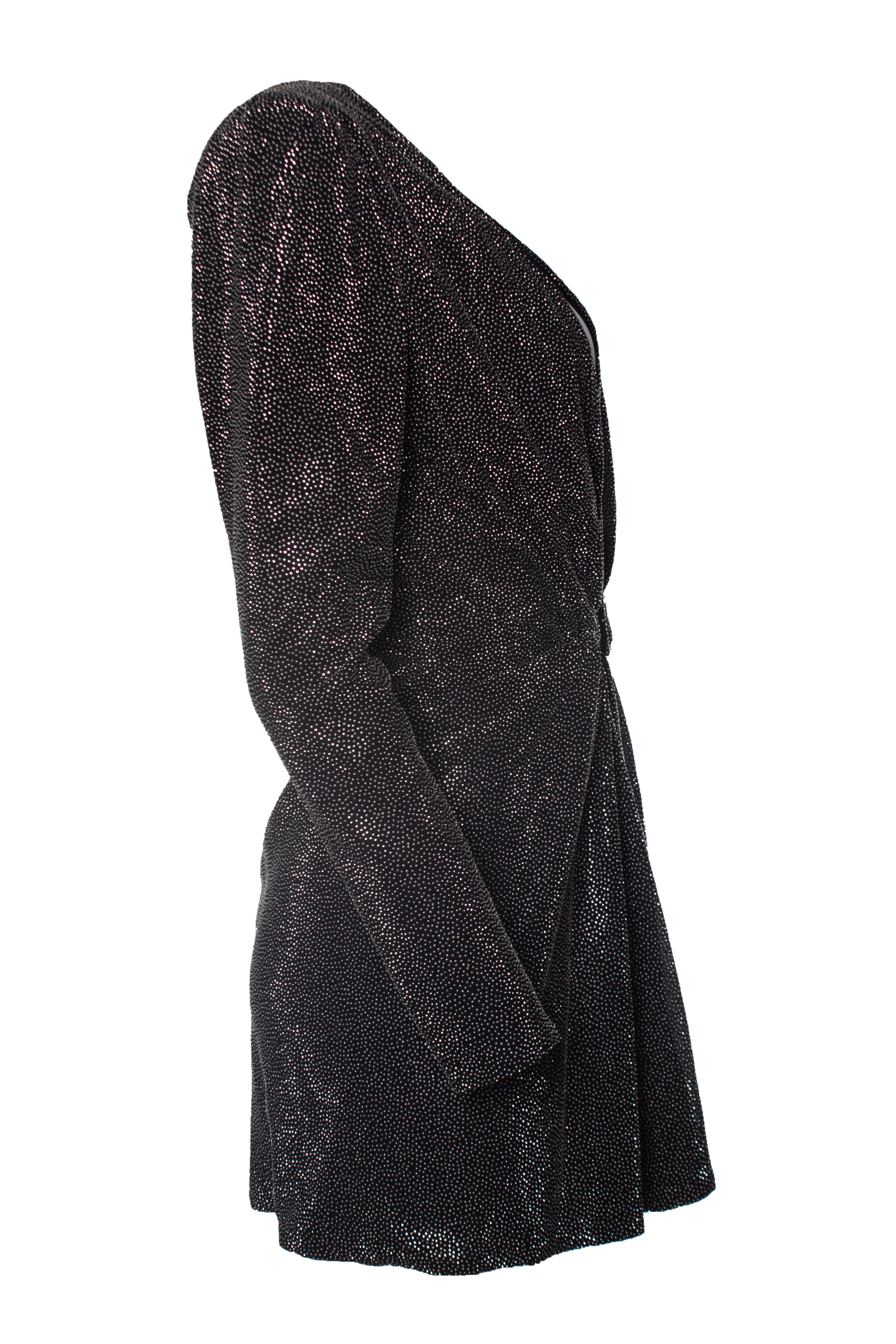 Saint Laurent, Minivestido adornado Negro en venta