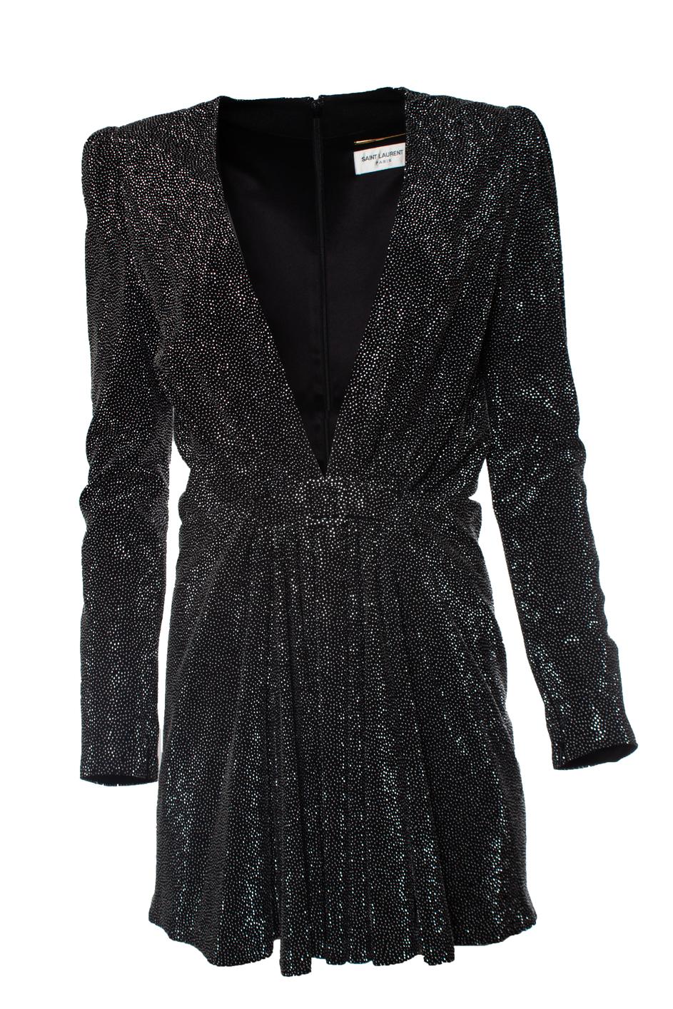 Saint Laurent, Minivestido adornado en venta 4