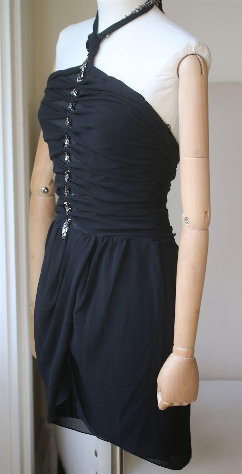saint laurent halter dress