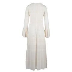 Saint Laurent Embroidered Long Dress - '10s