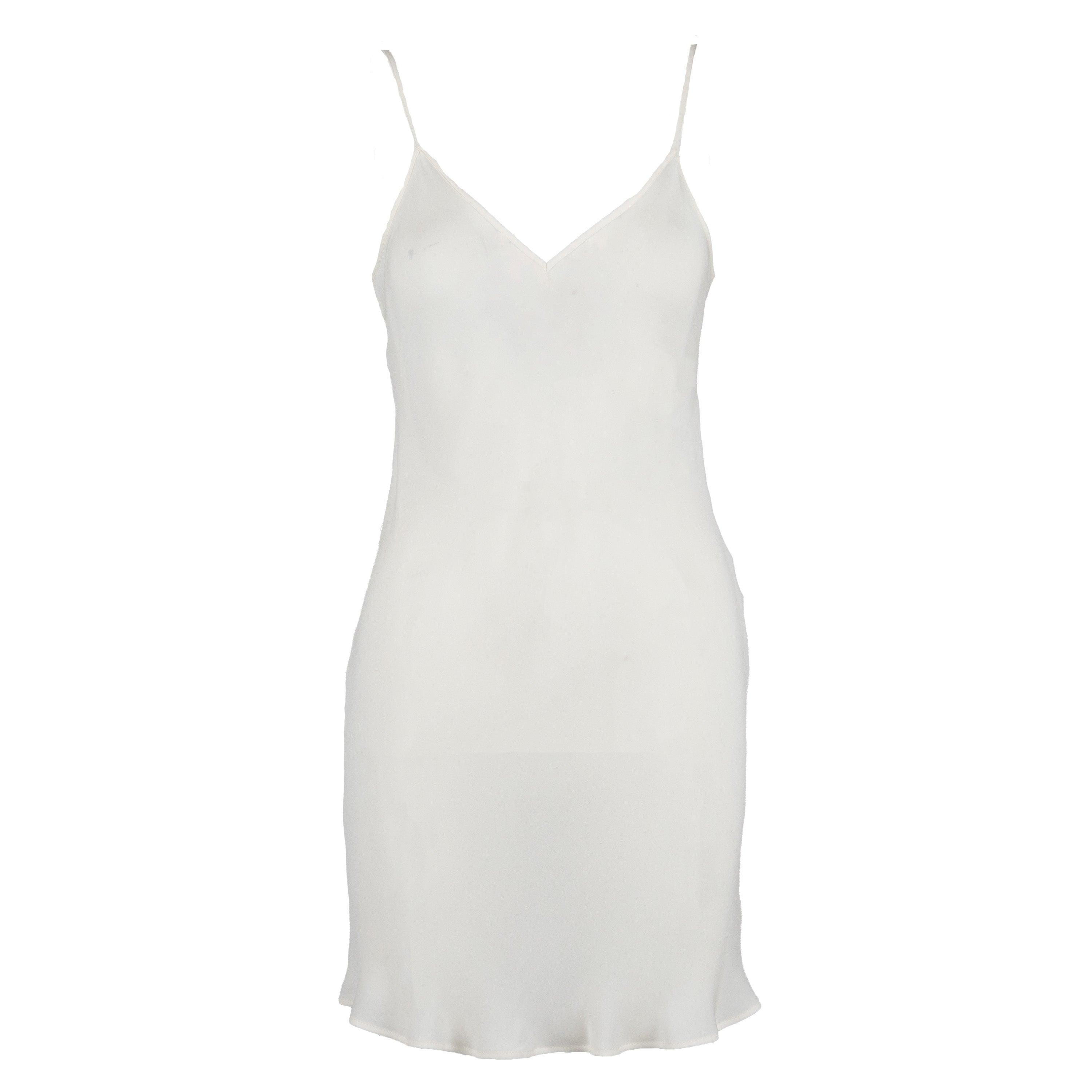 Gray Saint Laurent Embroidered Long Dress - '10s For Sale