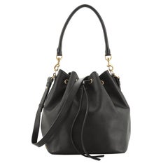Saint Laurent Emmanuelle Bucket Bag Leather Medium
