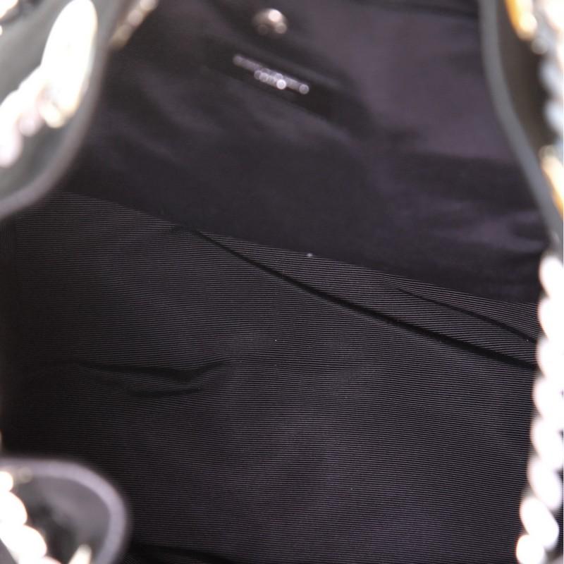Saint Laurent Emmanuelle Chain Bucket Bag Chain Fringe Suede Medium 1