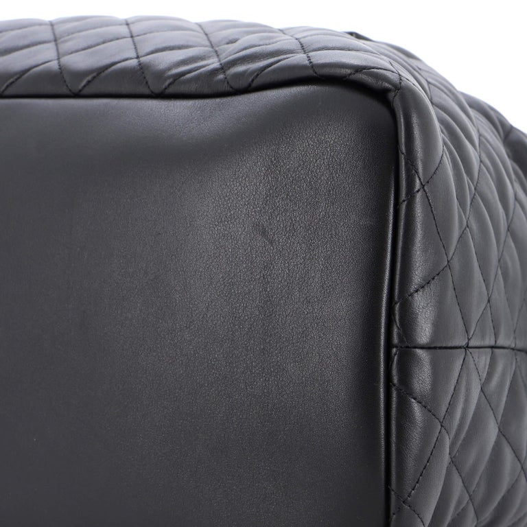 Saint Laurent ES Giant Travel Bag Quilted Leather For Sale at 1stDibs