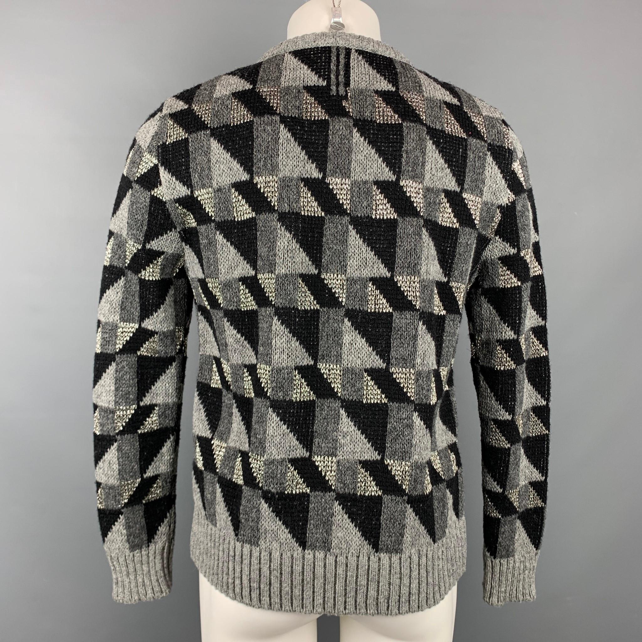 triangle neck sweater