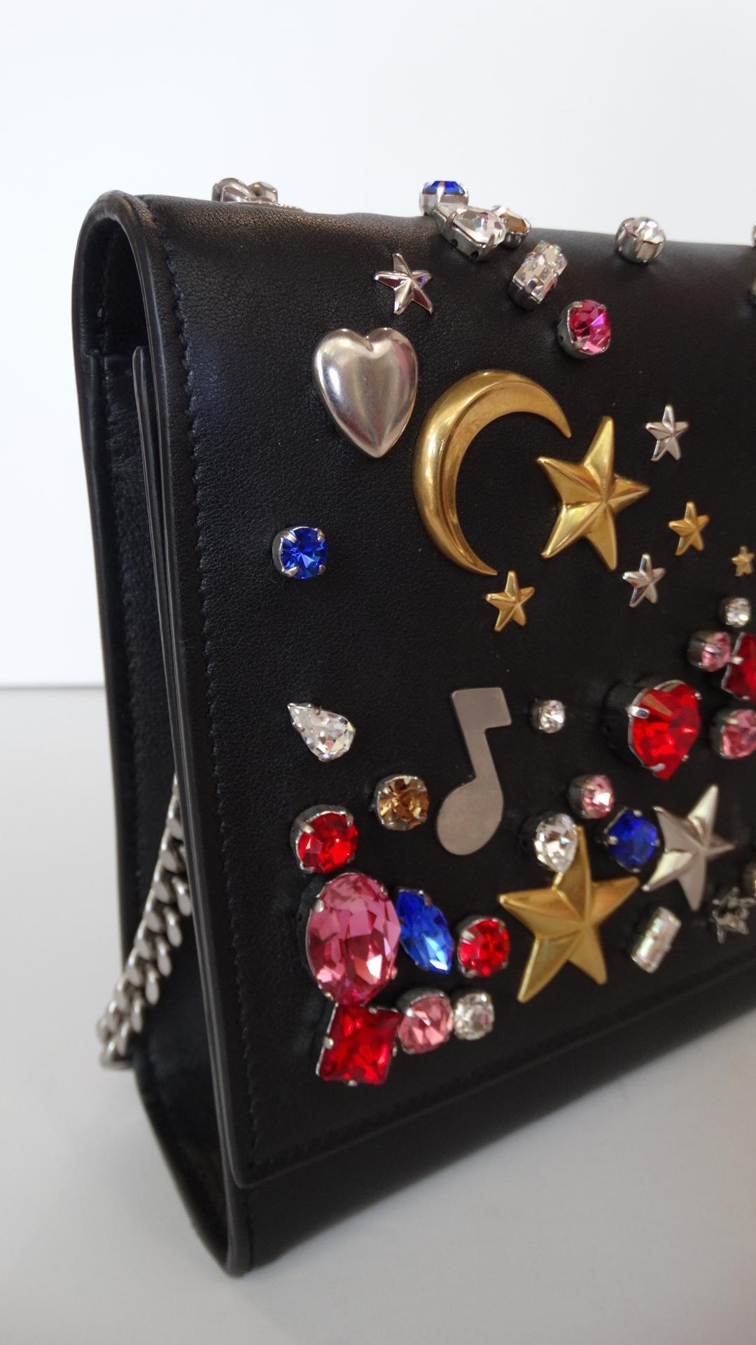 Saint Laurent F/W 16 Embellished Crossbody Clutch 2