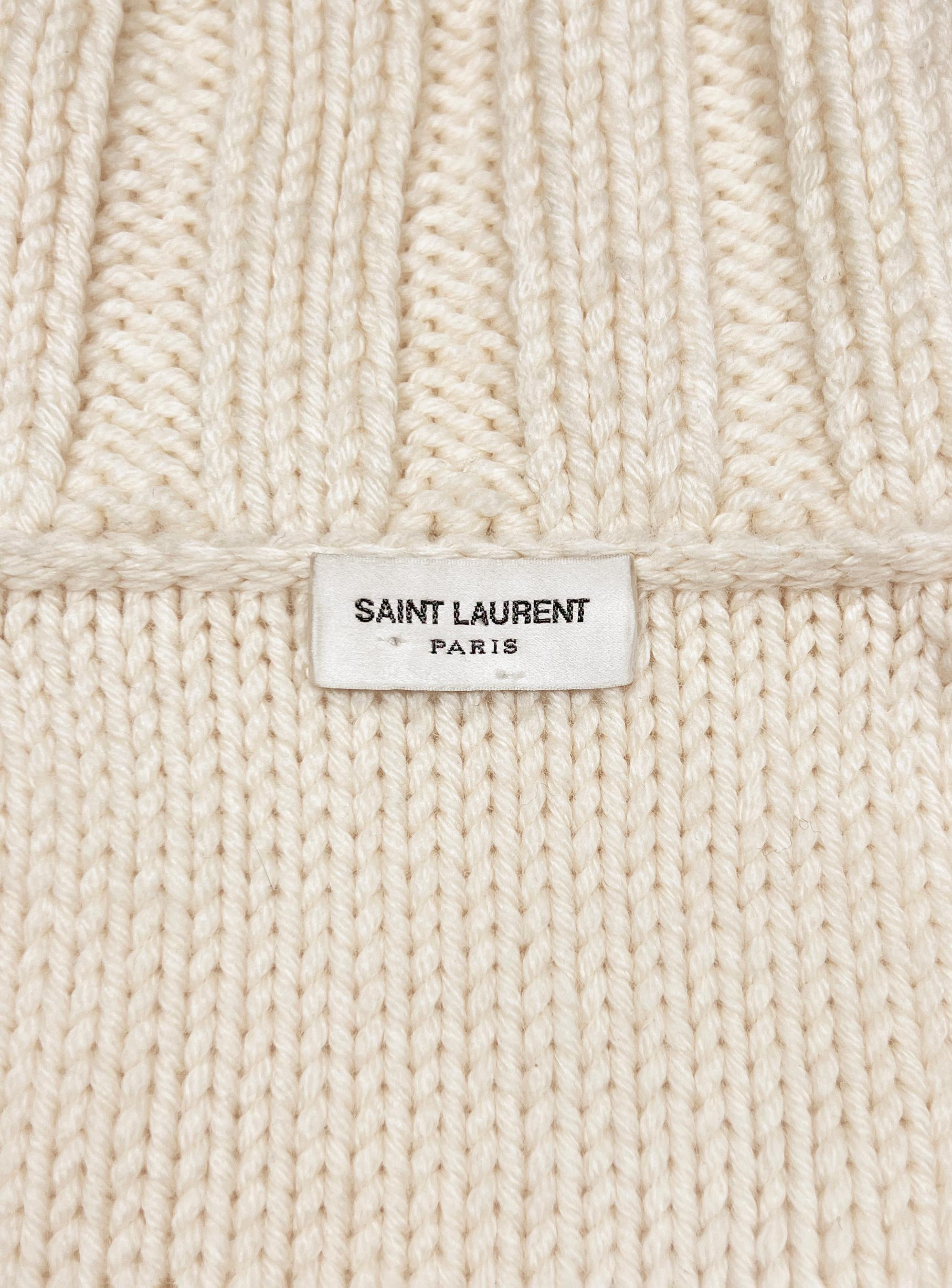 Women's or Men's Saint Laurent  F/W 2015 by Hedi Slimane Pre-Owned chunky knit crochet poncho