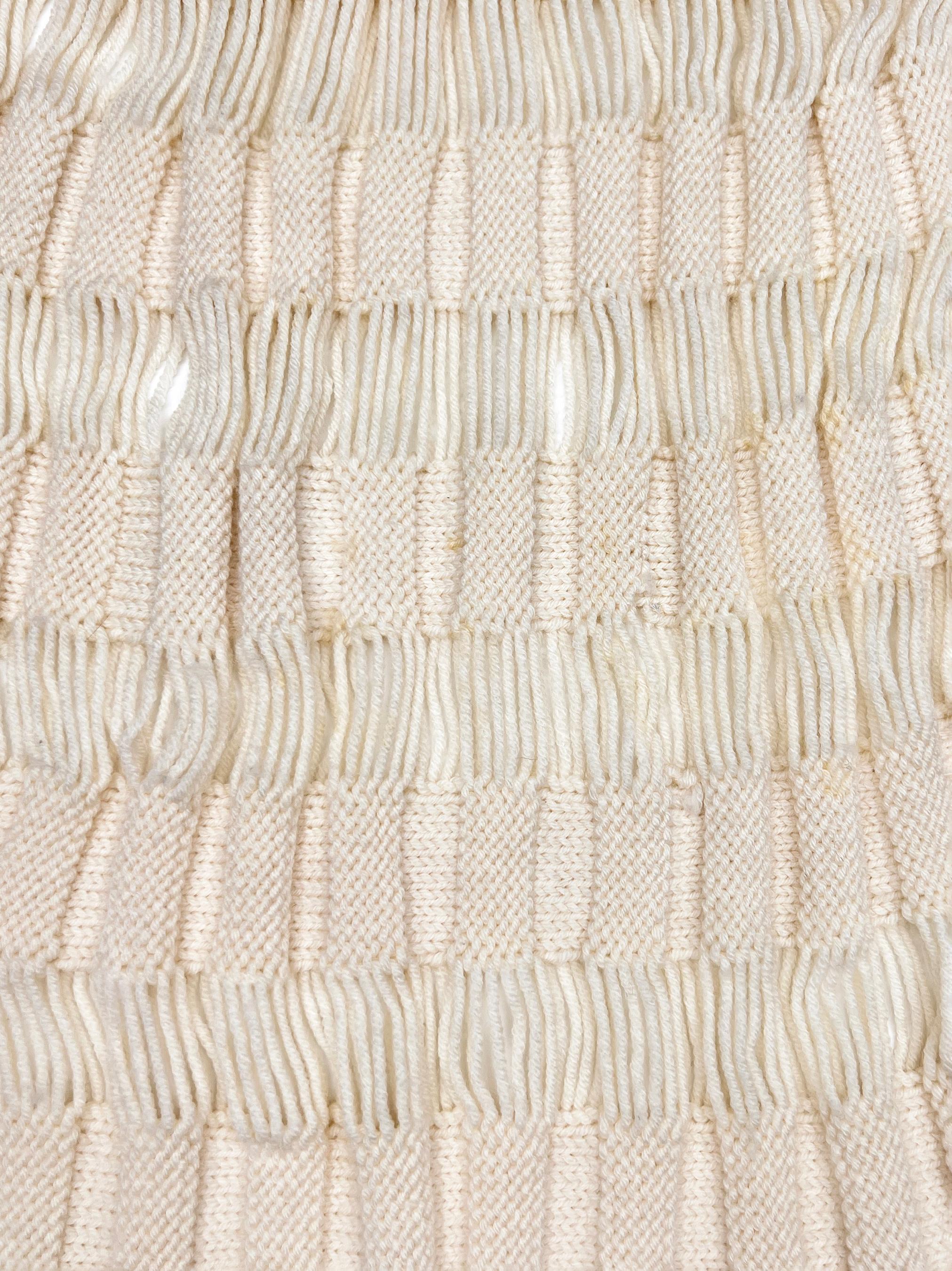 Saint Laurent  F/W 2015 by Hedi Slimane Pre-Owned chunky knit crochet poncho 3