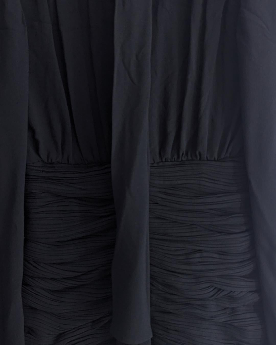 Saint Laurent H/W 2018 Schwarzes Kleid von Anthony Vaccarello im Angebot 8