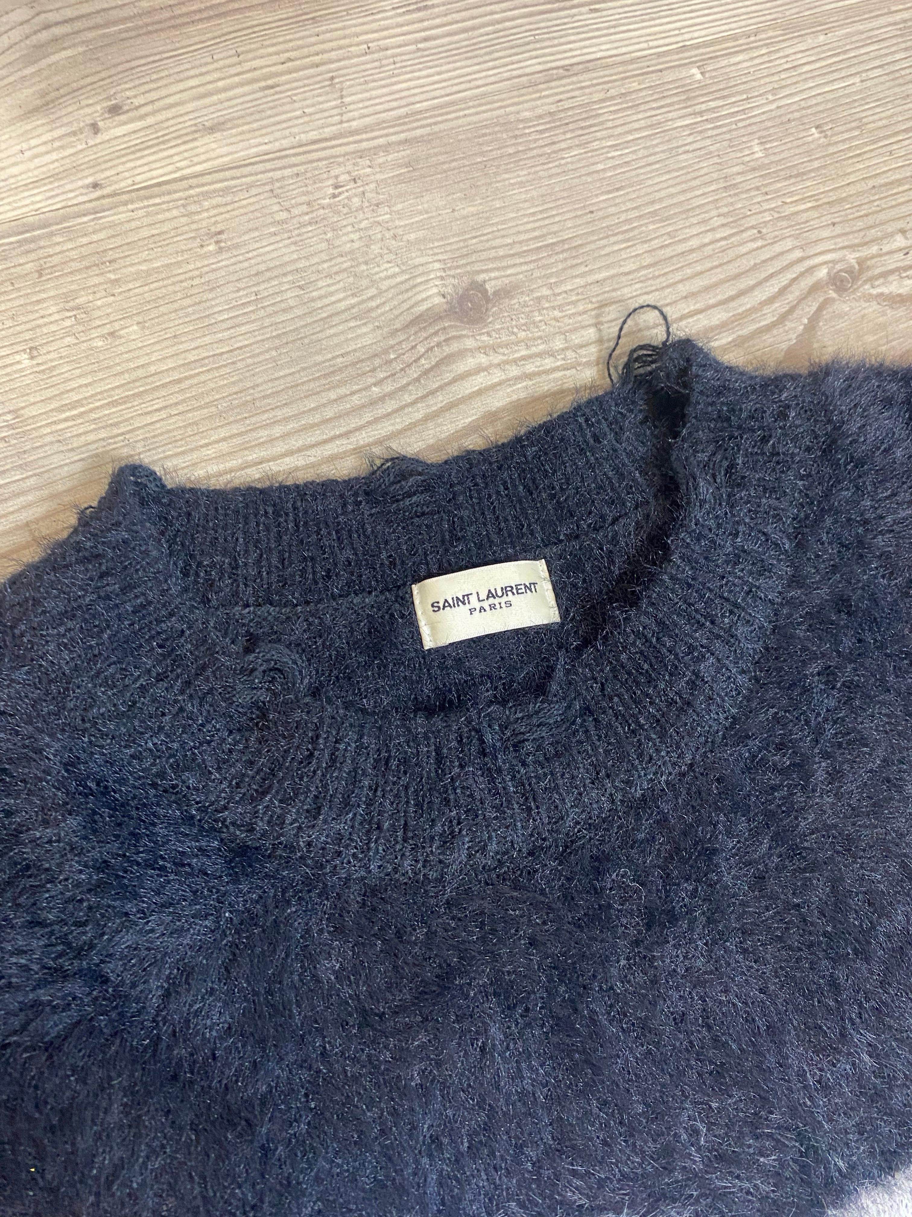 Noir Pull play boy Saint Laurent Automne 2022. en vente