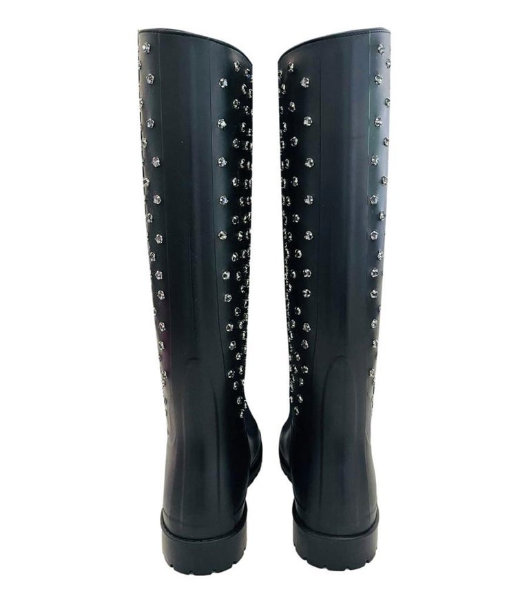 Saint laurent festival rain boots shop
