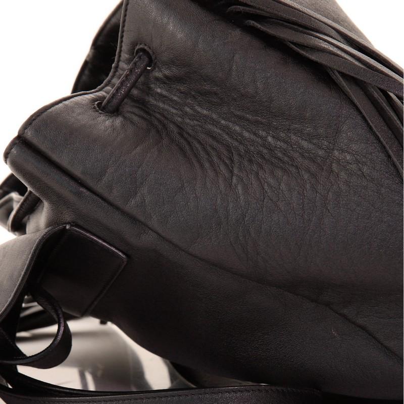 Saint Laurent Festival Backpack Fringe Leather Medium 2