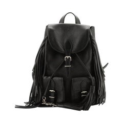 Saint Laurent  Festival Backpack Fringe Leather Small