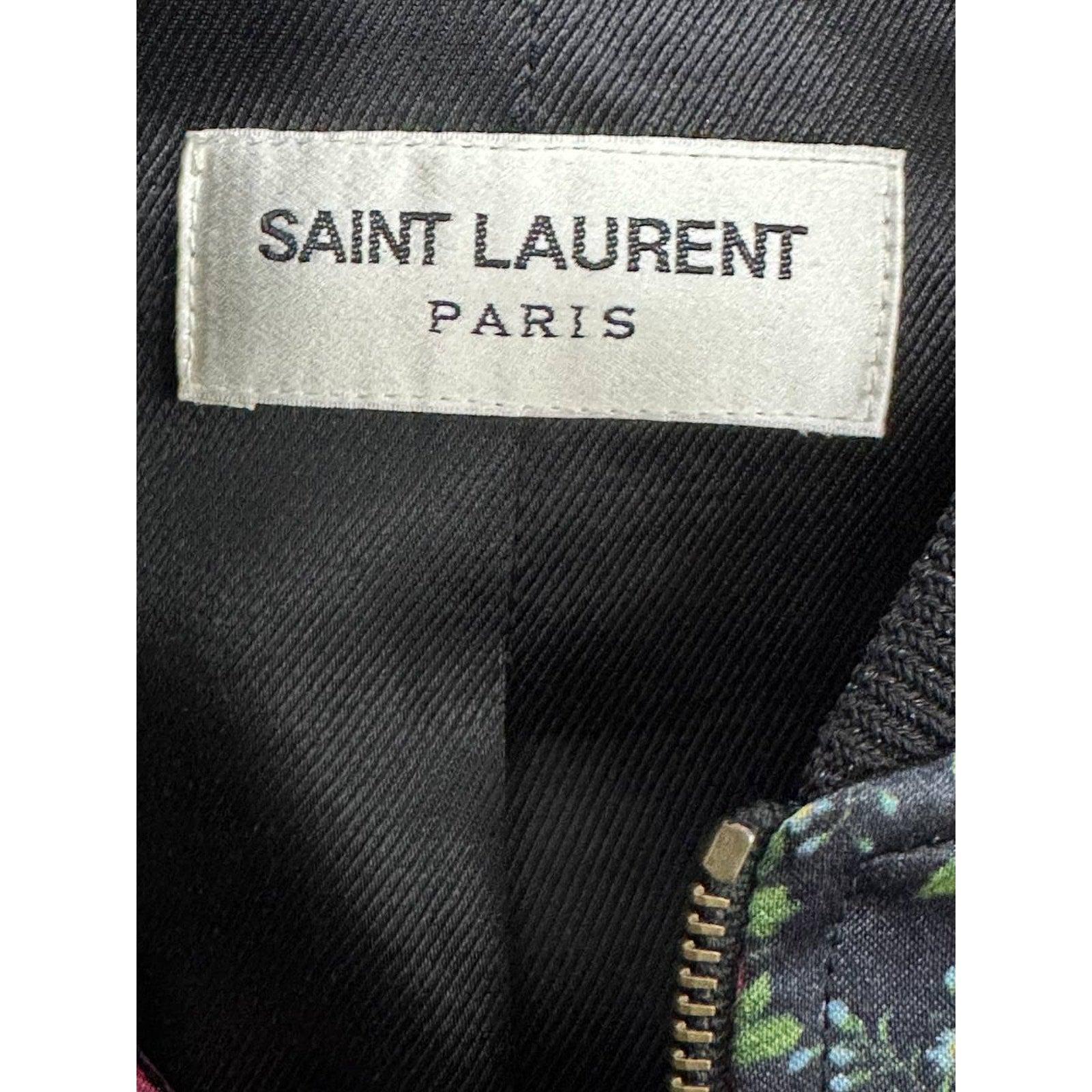 Saint Laurent Blumendruck Bomberjacke Sz.38 für Damen oder Herren im Angebot