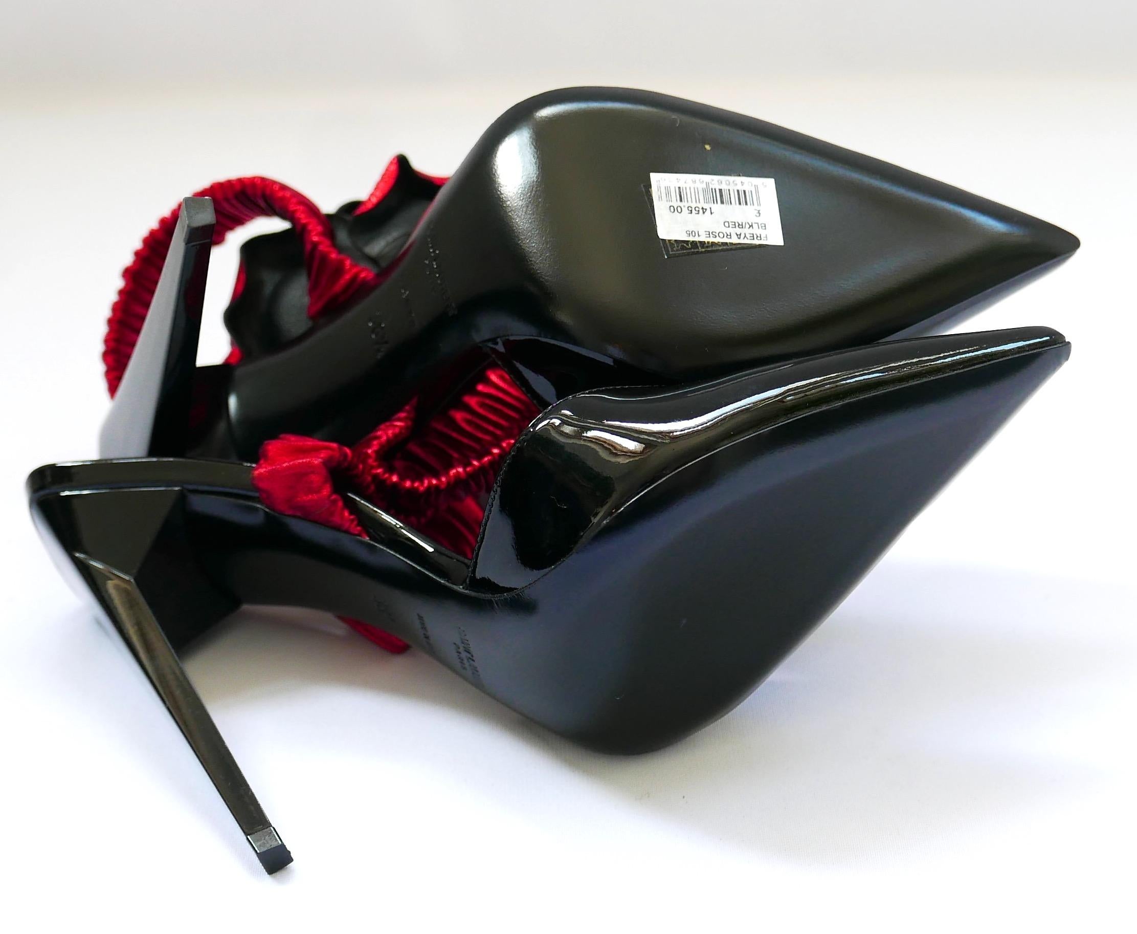 Saint Laurent Freja Rose 105 Heels Fall 2017 For Sale 2