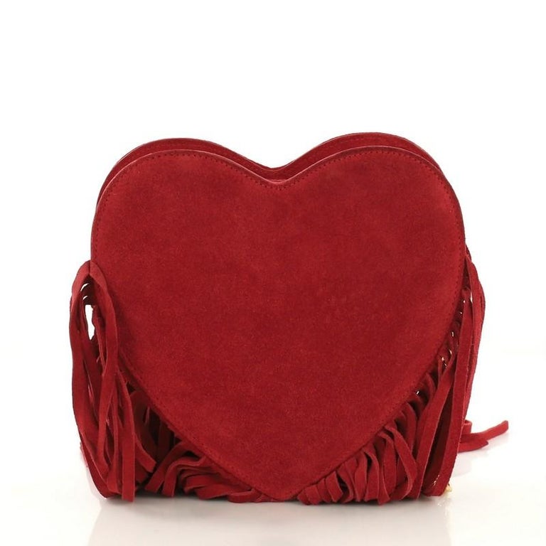 Saint Laurent Love Heart Chain Bag