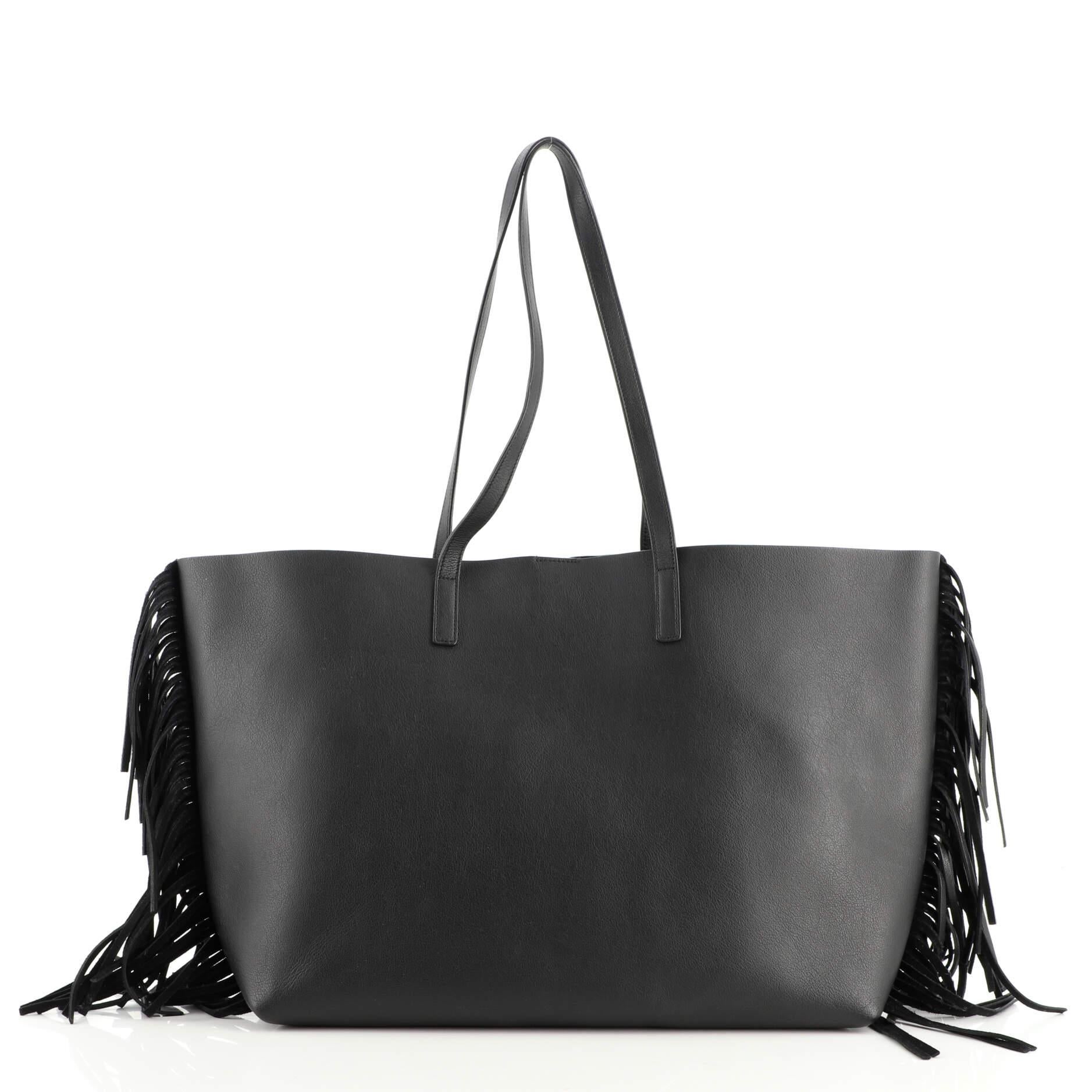 Saint laurent large shopping tote 2025