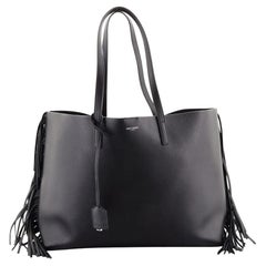 Saint Laurent - Fourre-tout en cuir à franges - Large