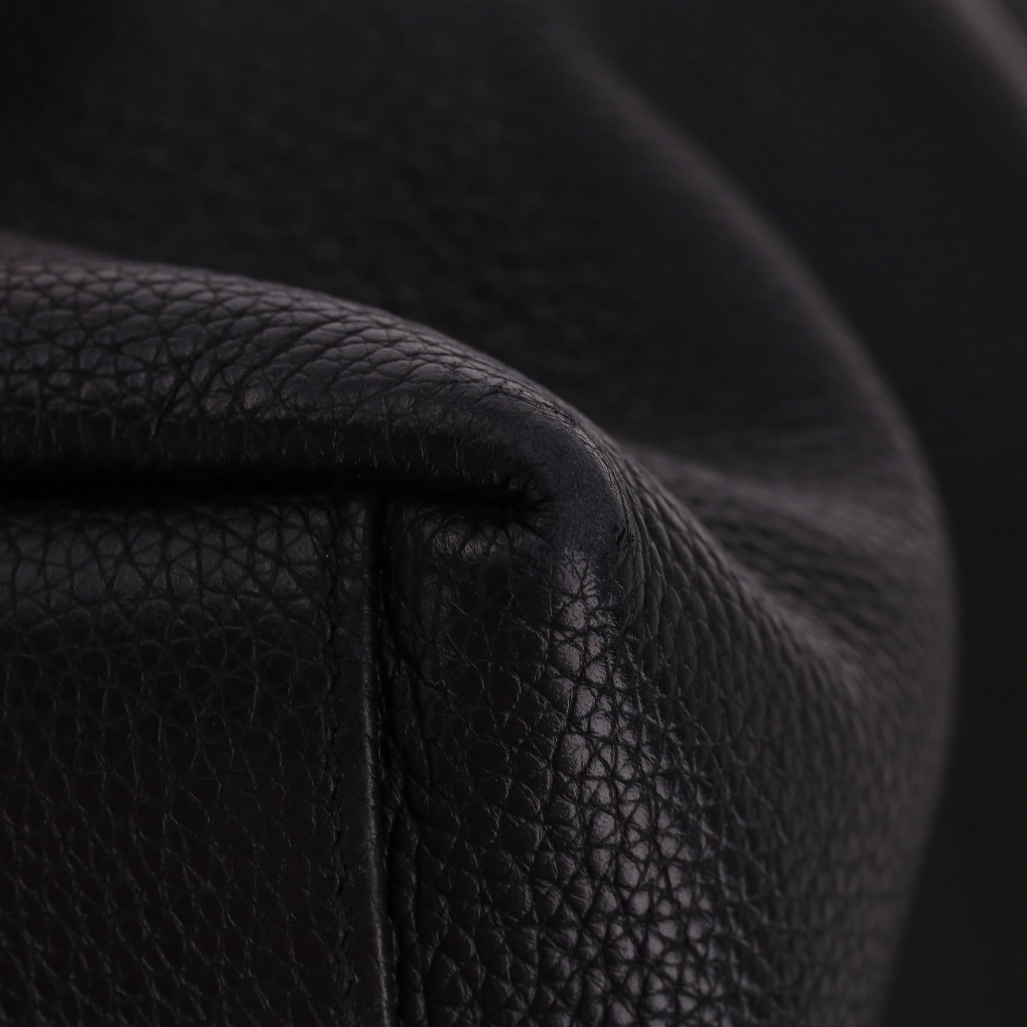 Saint Laurent Giant Leather Bowling Tote Bag For Sale 5