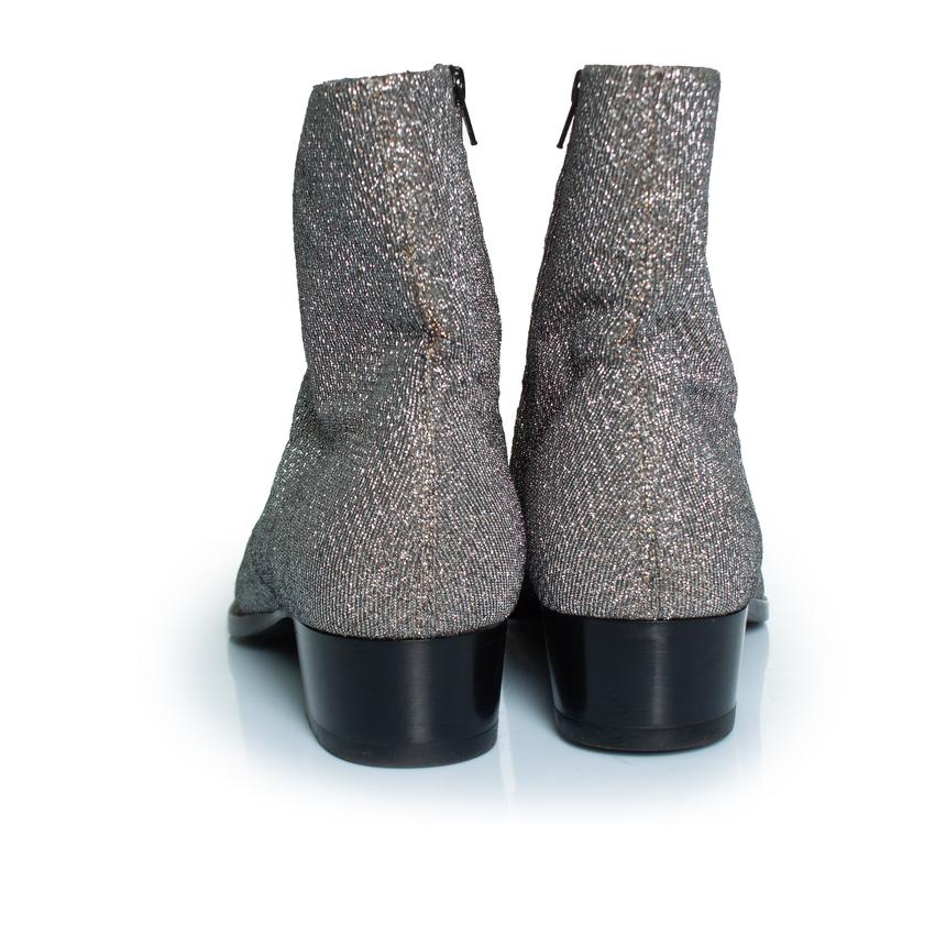 Saint Laurent, bottes Wyatt à paillettes viper night fw16 en vente 2