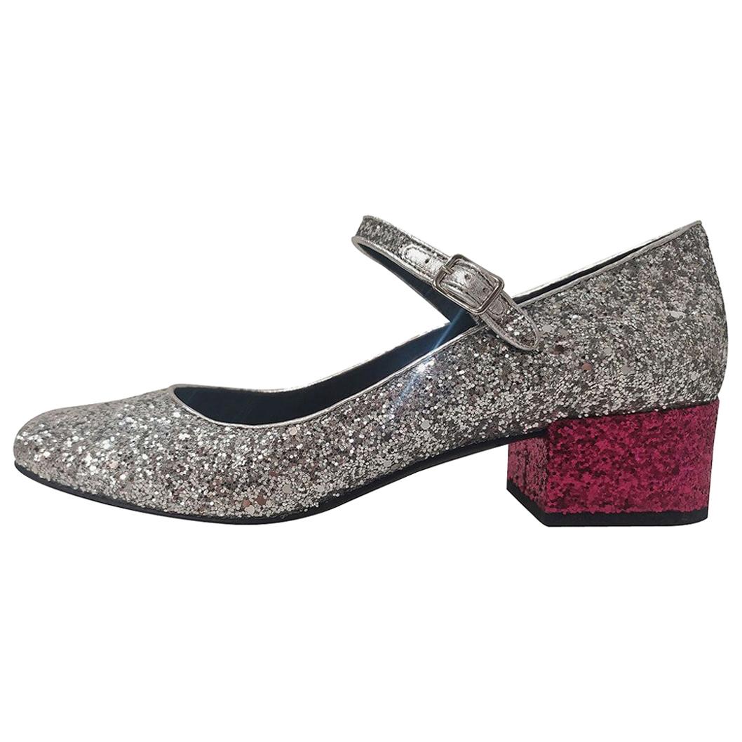 Saint Laurent Glittered Shoe IT40