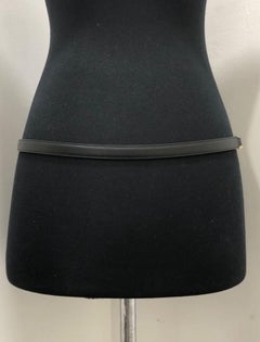 Saint Laurent Gold Chain Tassel Leather Initial Belt